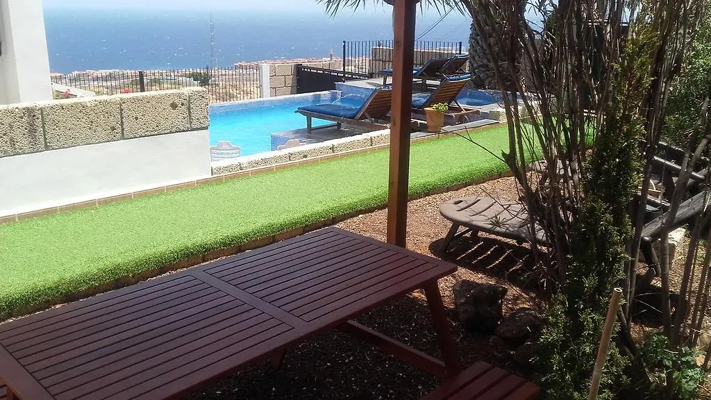 Luxury Villa Ocean Views Heated Pool Private Candelaria Hébergement de vacances